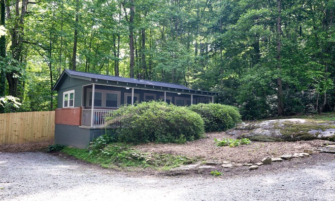 Pisgah Forest Cabin | Explore & Bike from Upscale Cabin near Dupont