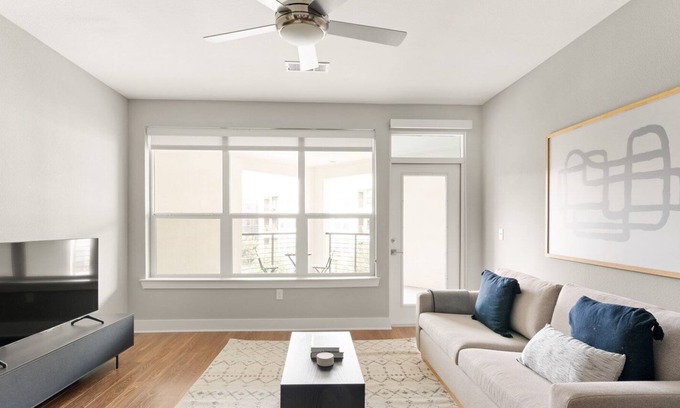 Mueller Apartment | Exquisite Mueller 2BR w/ Pool, W/D & Gym, nr park, by Blueground
