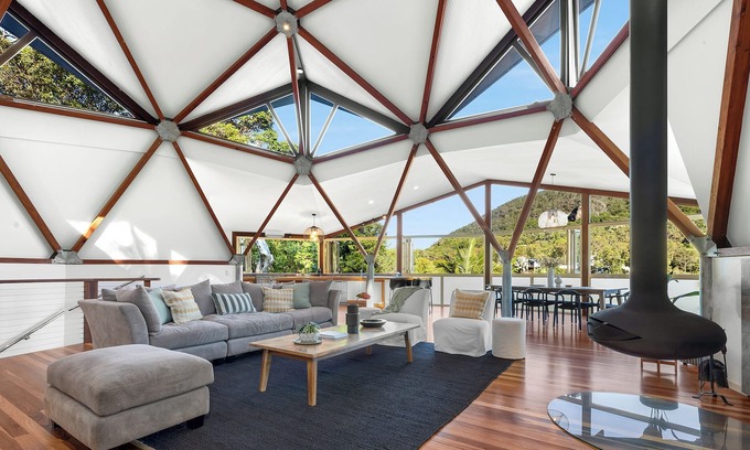 Mount Coolum House | Extraordinary Dome Retreat with Mount Coolum Views