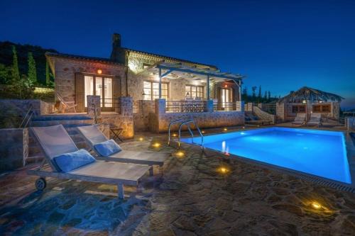 Korithi Villa | Extravagant Zante Villa Villa Harmonia Great Sea Views 4 Bedrooms Agios Nikolaos
