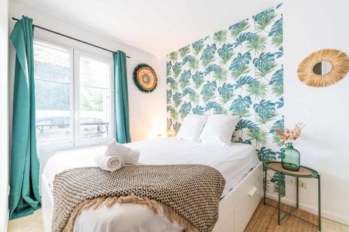 Bailly-Romainvilliers Apartment | F2 coloré et confortable proche Disney+WIFI