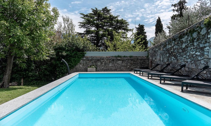 Santa Maria - Rezzonico Villa | Fabulous villa with private pool set in beautiful garden overlooking the lake