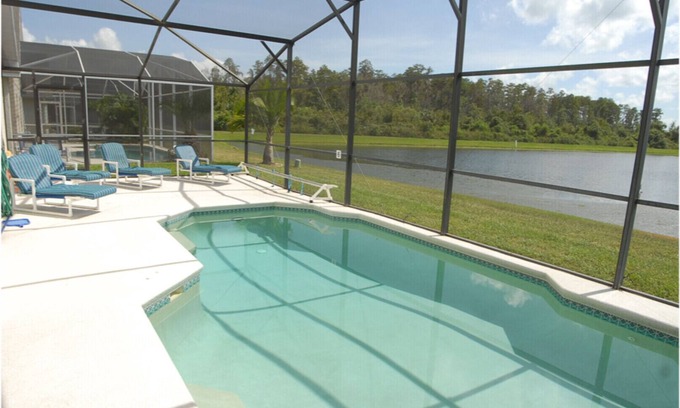 Eagle Pointe South Villa | Fabulous South Facing Lakeside Villa with Private Pool, all at ground level.