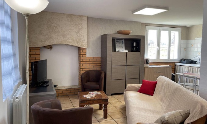 Sauvagny Cottage | Family Cottage on a Horse Farm with Terrace, Near Thermal Spa and Lake