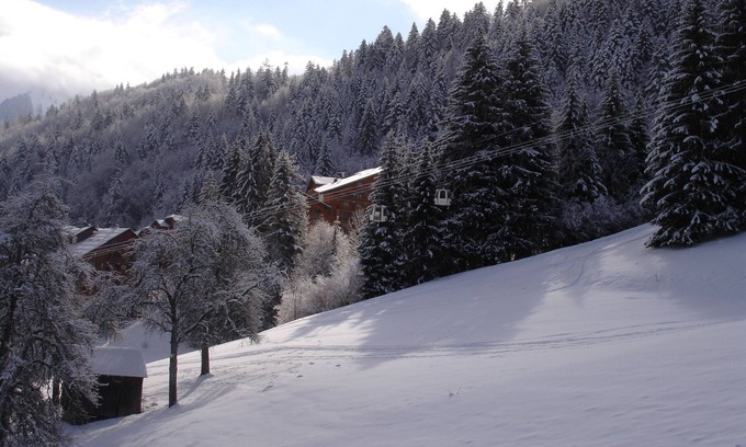 Saint-Jean-dʼAulps Apartment | Family Friendly Apartment with Balcony and Stunning Mountain Views