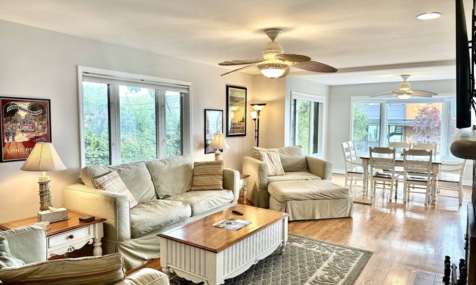 Long Beach Cottage | Family Friendly Cottage Steps from Lake Michigan with Lake Views
