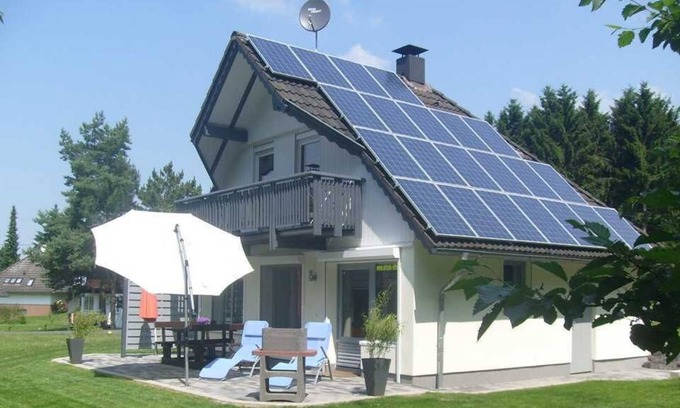 Feriendorf Silbersee House | family friendly holiday house with south facing terrace directly Waldrandlage