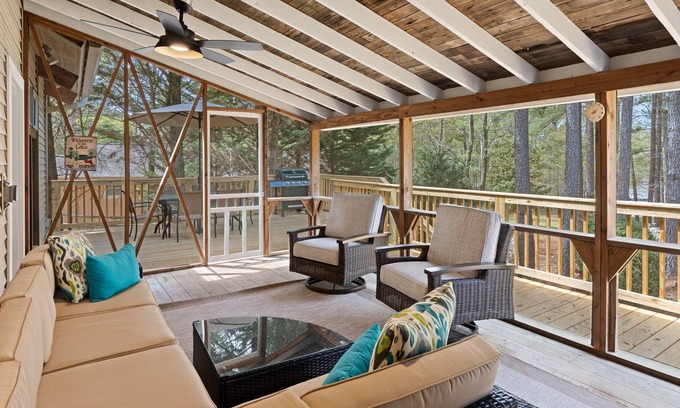 Hartwell House | Family-Friendly Lakefront Cabin with Private Dock