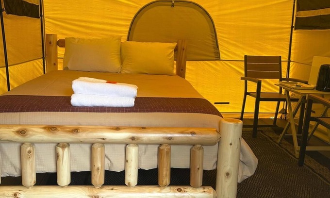 Seward RV Rental | Family Glamping Tent