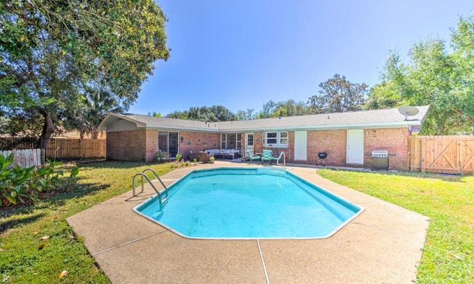 Fort Walton Beach House | Family Home with Private Pool and Fenced Yard!