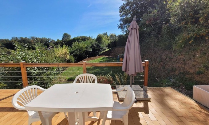 Berneval-le-Grand House | Family house 5min walk from the sea with Jacuzzi