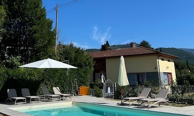 Mologno Villa | Family Villa in Barga with private pool, expansive terrace with stunning views.