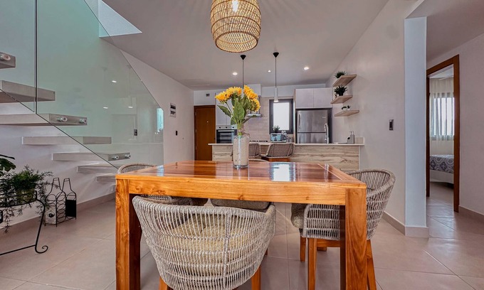 El Cortecito Apartment | Fantastic Beach Penthouse With Rooftop BBQ