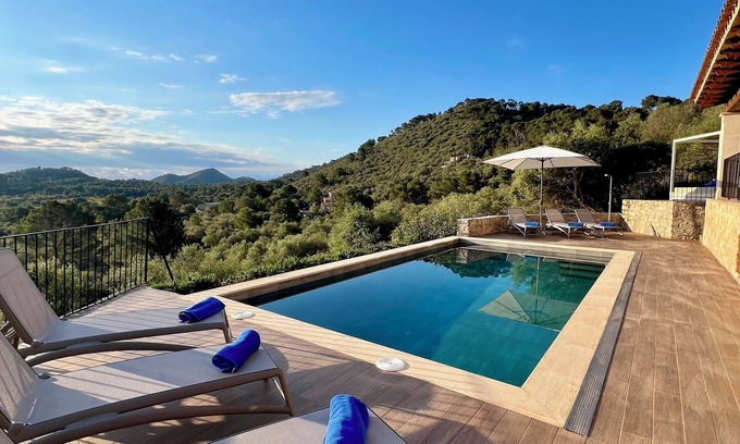Manacor Ski Chalet | FARM SA CABANA, BALCONY D'ABAIX