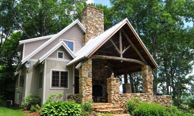 Lansing Cottage | Farm Stay - Unique Cottage On 215 Acre Private Mountain. views, hiking, hot tub.