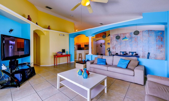 Eagle Pointe South House | Fascinating Lake View with private pool and game-room, near Disney!