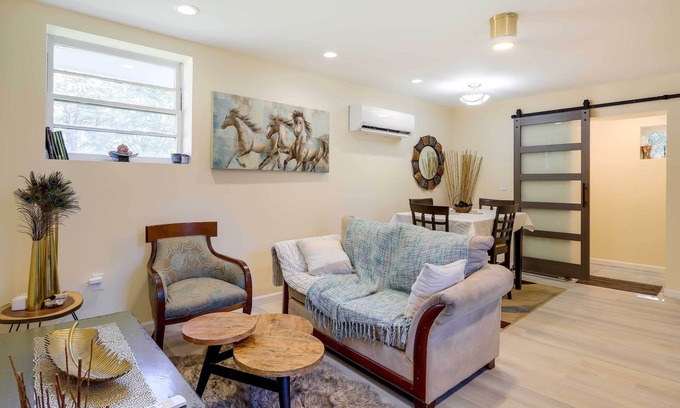 Fayetteville Apartment | Fayetteville Guest House: Walk to Nature Preserve!