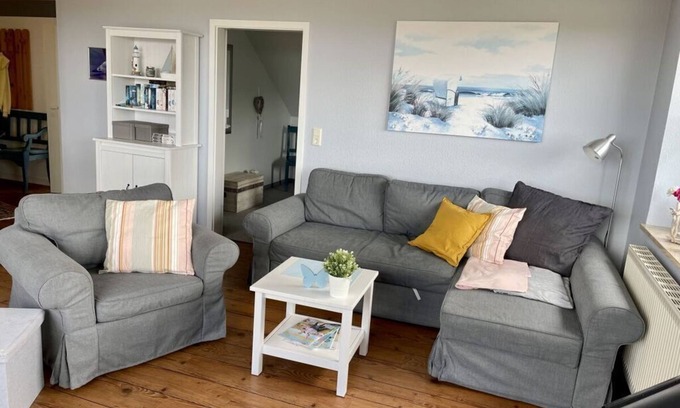 Neue Tiefe Apartment | Fehmarn room with lake view
