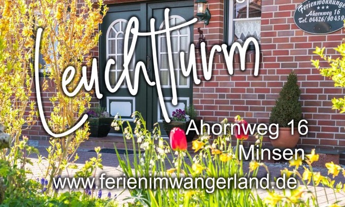 Horum Apartment | Ferien im Wangerland Ferienwohnung LEUCHTTURM Minsen Schillig Hund Pool Sauna
