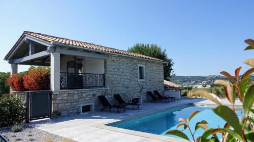 Pazin House | Ferienhaus mit Privatpool für 6 Personen ca 57 qm in Zarecje, Istrien Binnenland von Istrien