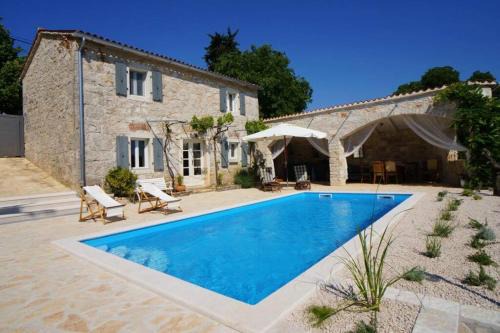 Vizinada House | Ferienhaus Villa Alisia, wunderschönes Natursteinhaus bei Poreč, Istrien, Kroatien