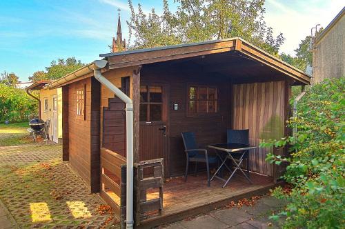Zinnowitz Ski Chalet | Ferienholzhaus Sternchen mit Terrasse