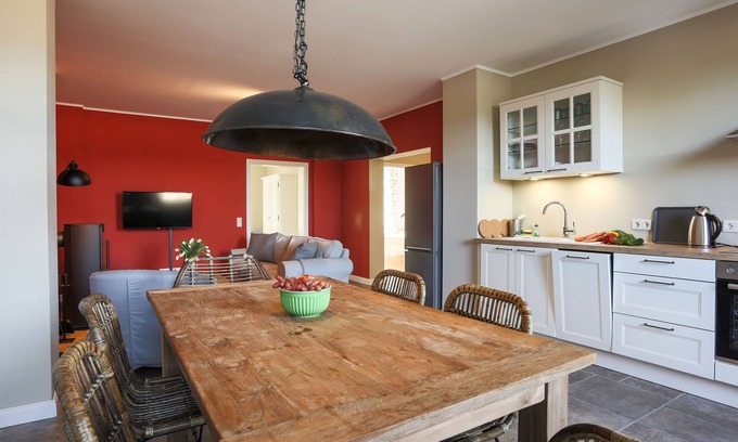 Oberhavel Apartment | Ferienwohnung Wentowsee mit Terrasse im EG - Storchenhof Blumenow