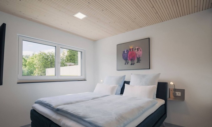 Owingen Apartment | Ferienwohnung Gartenglück 75qm, 2 Schlafzimmer, Balkon, Max. 4 Personen