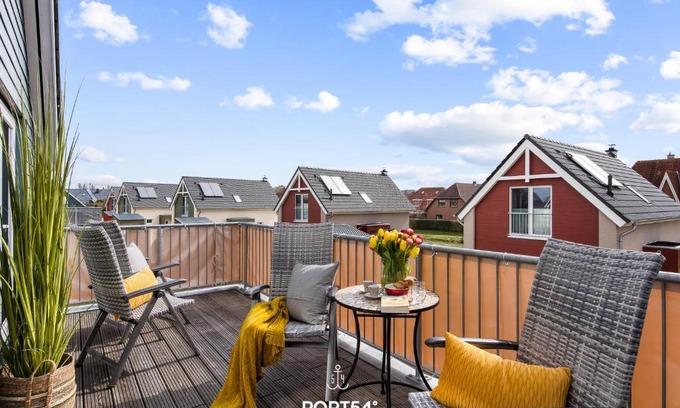 Busum Apartment | Ferienwohnung Nordseeresort 11b Möwenkoje