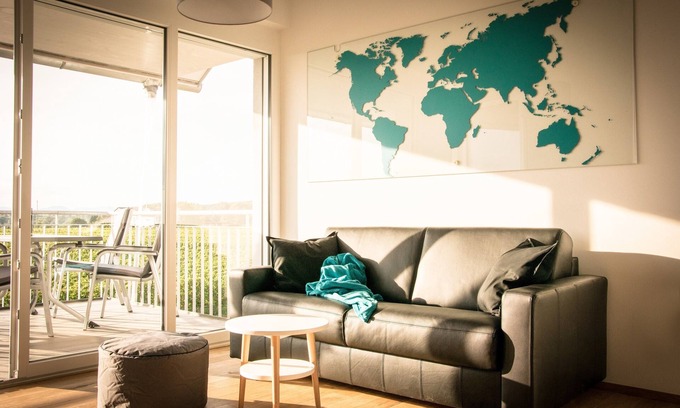Oberrotweil Apartment | Ferienwohnung West-Blick, 58 qm, 1 Schlafzimmer, max. 4 Personen