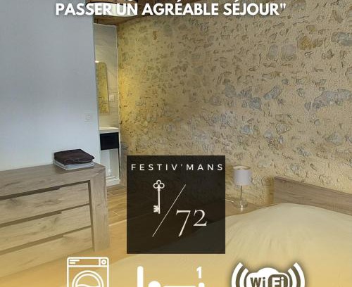Mulsanne House | Festiv'Mans72 - Le Four à pain - Parking - Wifi - Circuit des 24h du Mans