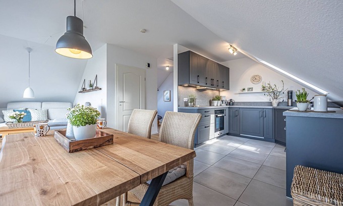 Harrislee Apartment | fewo1846 - Käpt'n Blaubeer - elegant apartment for furnished short-term rental