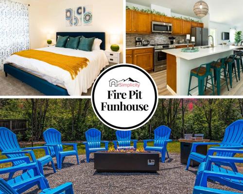 Westminster House | Fire Pit Funhouse 2 Master Suites Game Rm