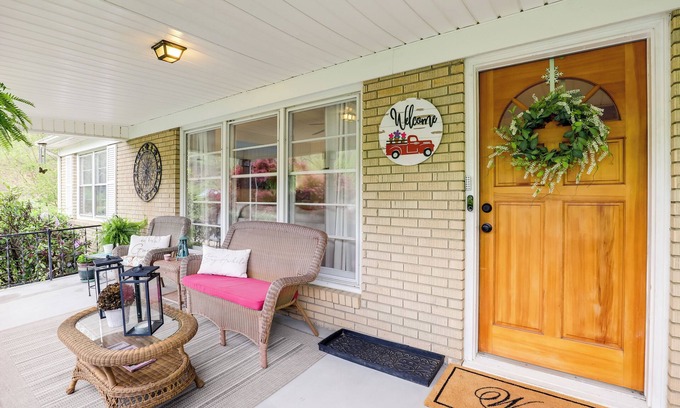 Weaverville House | Fire Pit & Game Room: Family Home in Marshall
