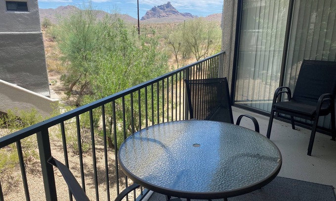 Fountain Hills Condo | First Floor Walkup from car to front door with Great Mountain Views