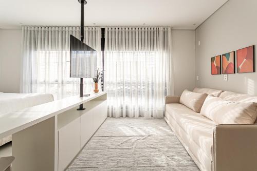 Saco Grande Apartment | First Residencial Multifuncional | Conforto e Fácil Acesso às Melhores Praias de Floripa