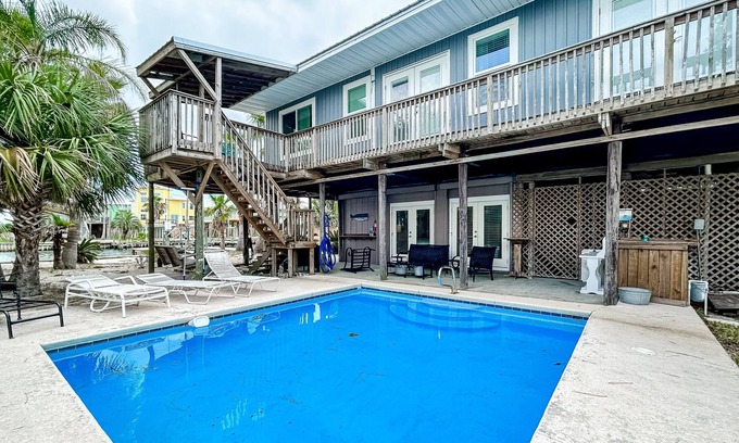 Fort Morgan Pines House | Fisherman friendly home w/ private pool, deck, patio, kitchen, kitchenette, W/D