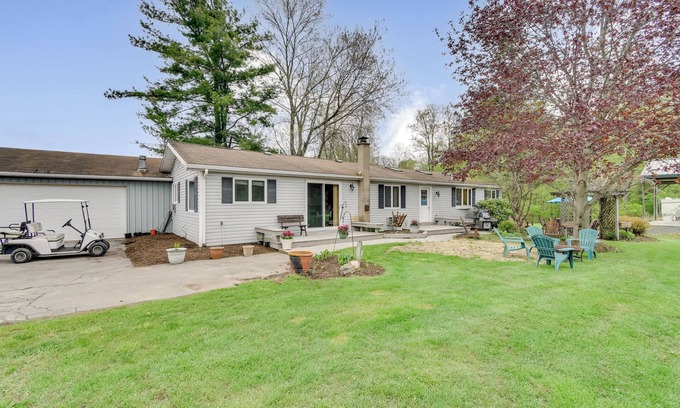 Sodus House | Fishing Pond & Spacious Yard: Quiet Home in Sodus!