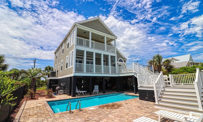 Murrells Inlet House | Five Bed, Four Bath, Renovated, Oceanfront Home w/Private Pool
