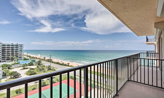 Flagler Beach Apartment | Flagler Beach Retreat with Pool and Ocean Views!