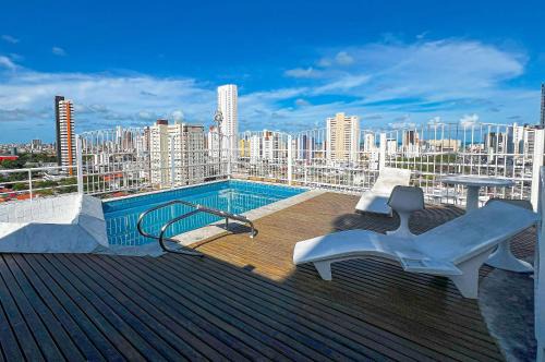 Parque Verde Apartment | Flat ao Lado do Manaíra Shopping 3 Pessoas