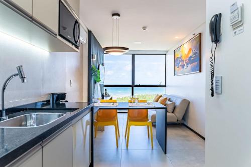 Barra de Jangada House | Flat com Vista para o Mar e Rio/HS-2105