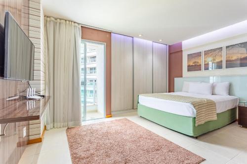 Setor Hoteleiro Norte Apartment | Flat III em Saint Morizt Hotel - Vista Esplanada