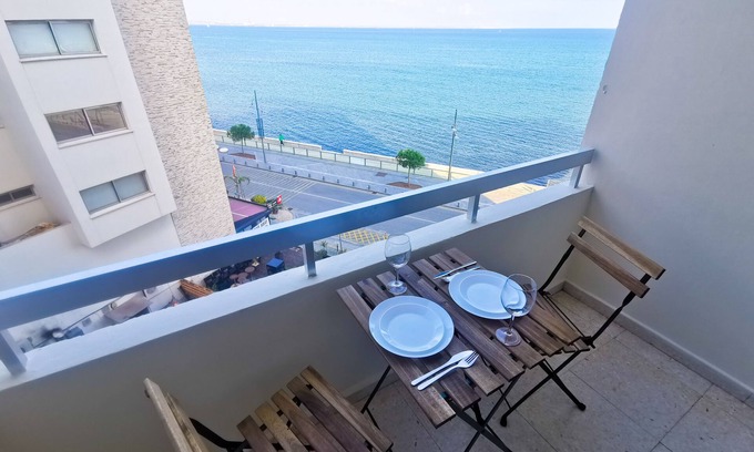 Skala Apartment | Flirty Flamingo Seaview Apartment