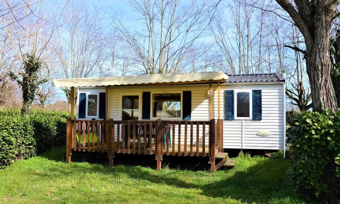 Rieux-de-Pelleport House | Flower Camping LES MIJEANNES * - Mobile home Comfort 29m2 2 bedrooms + TV 4 people