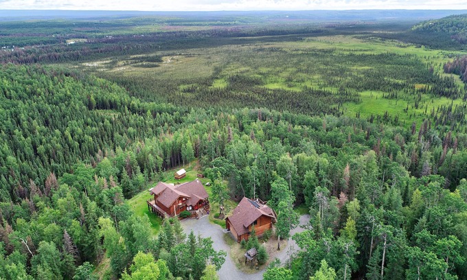Sterling House | Forever views from HOT TUB overlooking Kenai National Wildlife Refuge near river