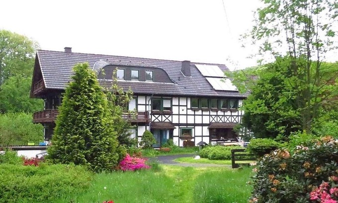 Schladern House | Former. Mill. Vacation home in an idyllic secluded location. Family-friendly, close to nature.