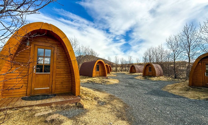 Borgarnes Cabin | Fossatún Camping Pods & cottages – Sleeping bag accommodation