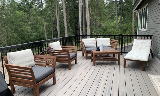 Fox Island House | Fox Island Escape is a new 2 bedroom 2 bath home, comfortable, and very clean!