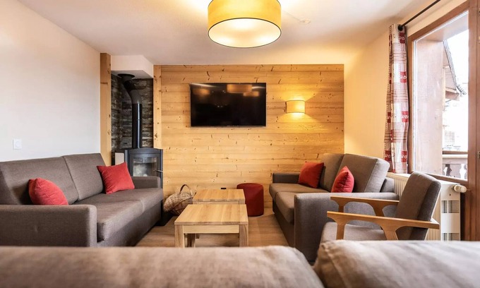 Belle Plagne Apartment | Residence les Balcons de Belle Plagne * - 6 Room Apartment 10/12 People